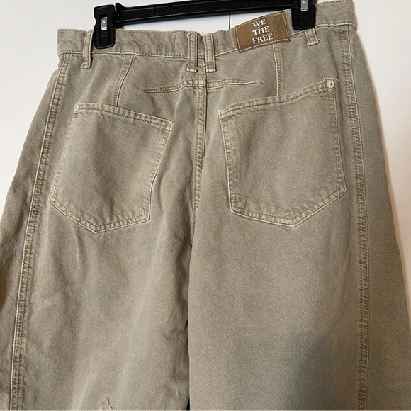 We the Free People Jeans Womens 30 Lucky You Mid Rise Barrel Distressed**READ*** - Picture 4 of 11